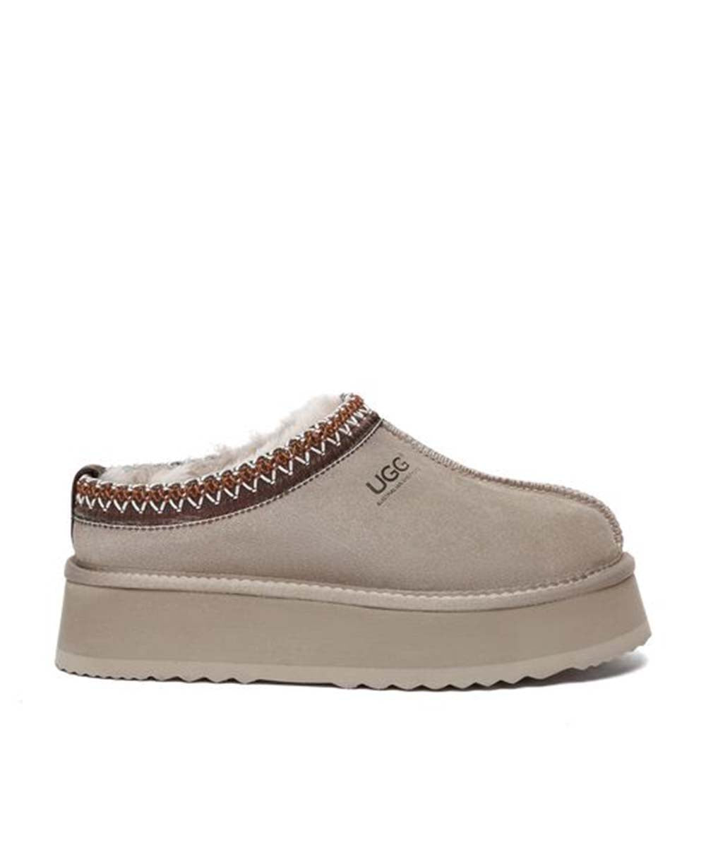 Women's UGG Tassy Platform Moccasin Brown AU EUR 35