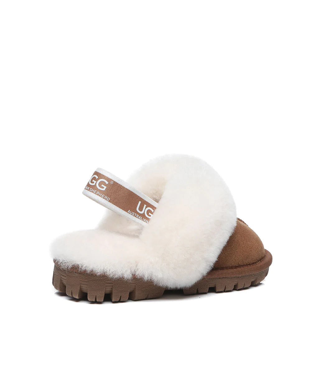 Kid’s Banded Scuff UGG Slippers