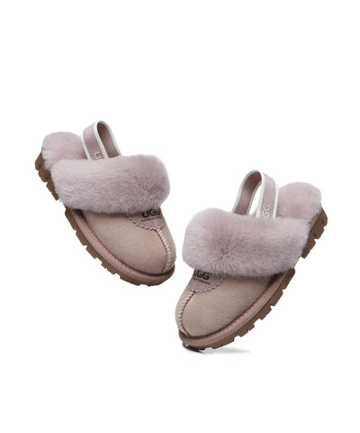 Kid’s Banded Scuff UGG Slippers